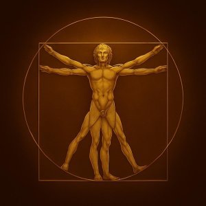 The Vitruvian Man – Divine Proportion and Human Spirit